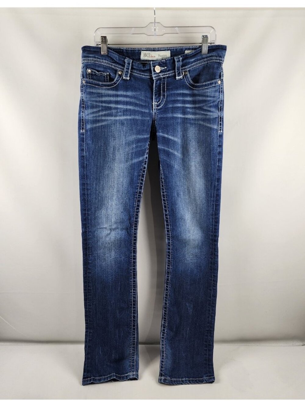 BKE Jeans Womens 29XL Blue Payton Bootcut Dark Wash Denim (29x34)